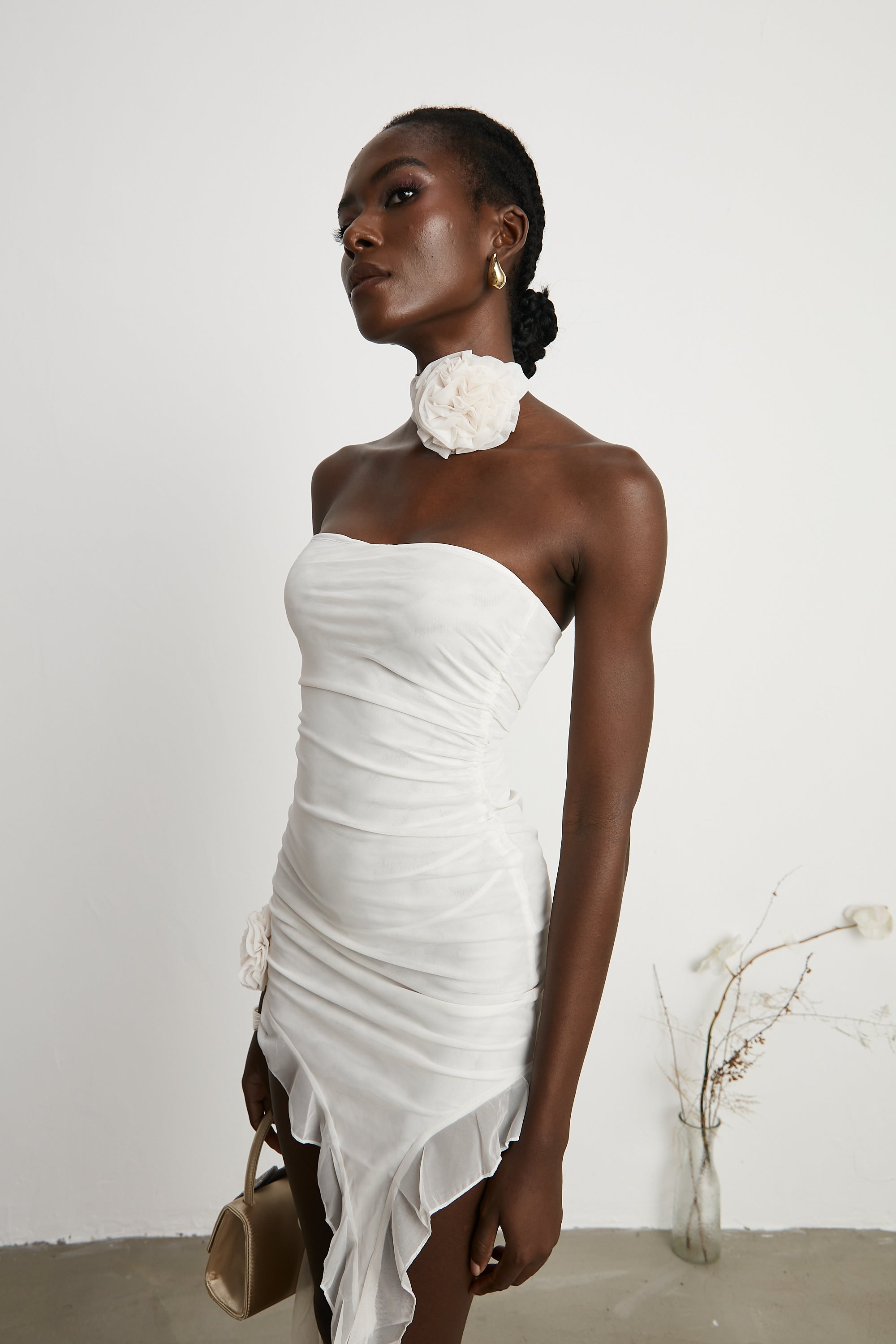 Apolline mini elbise