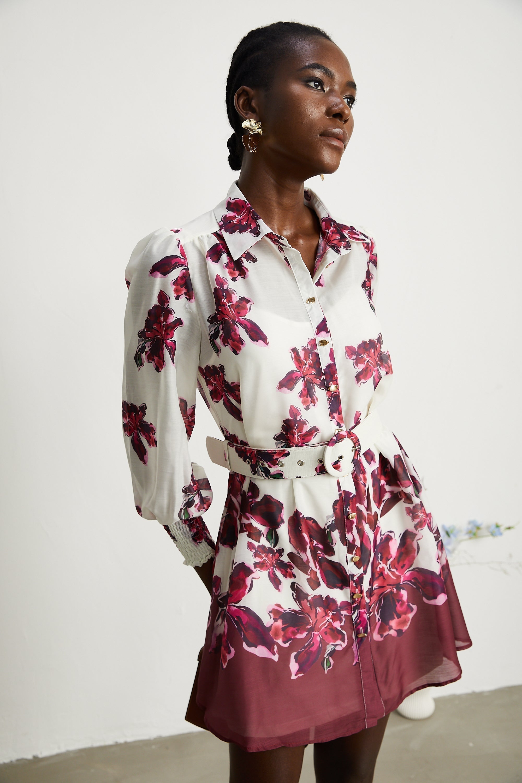 Andrea mini gömlek elbise