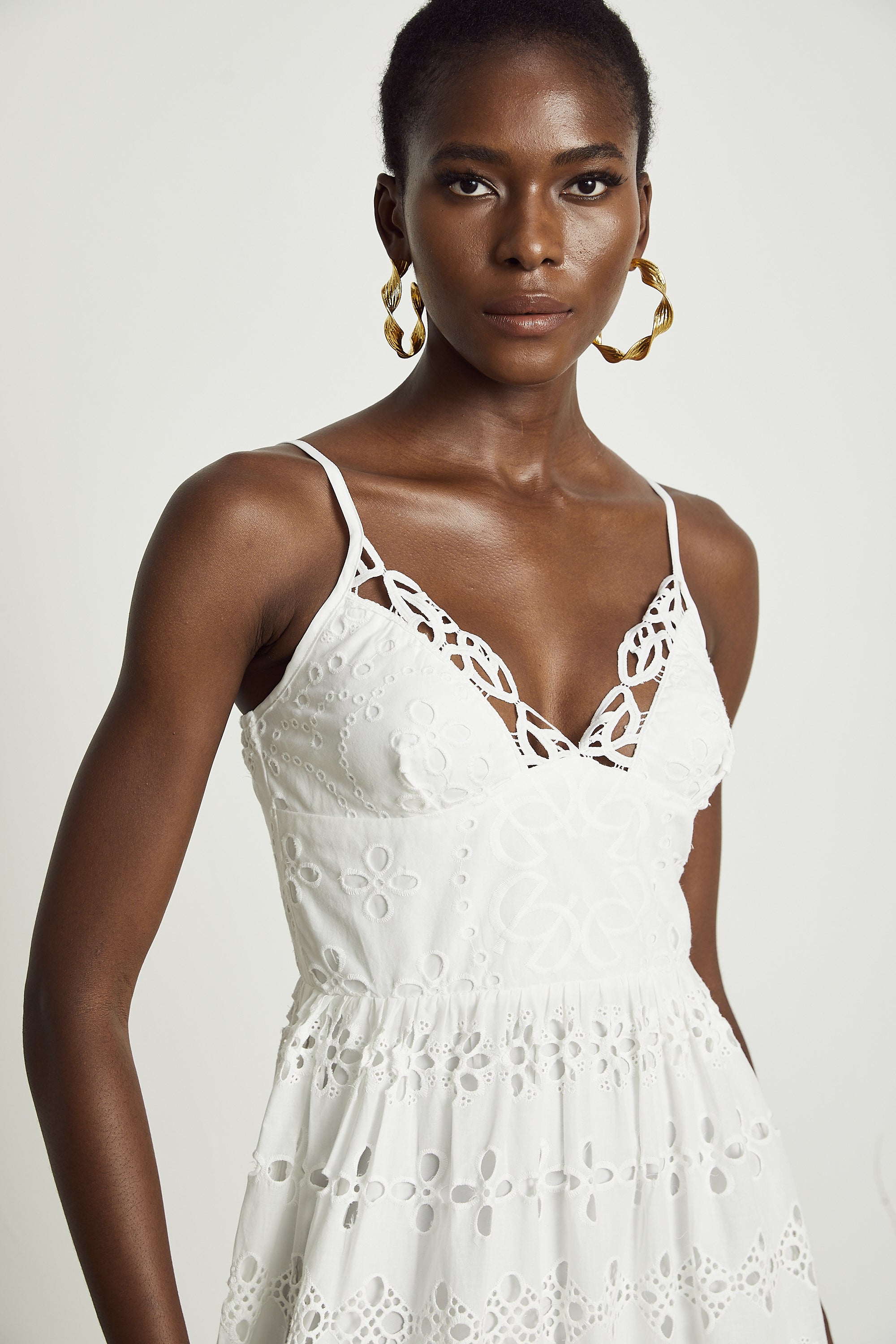 Angélique midi elbise