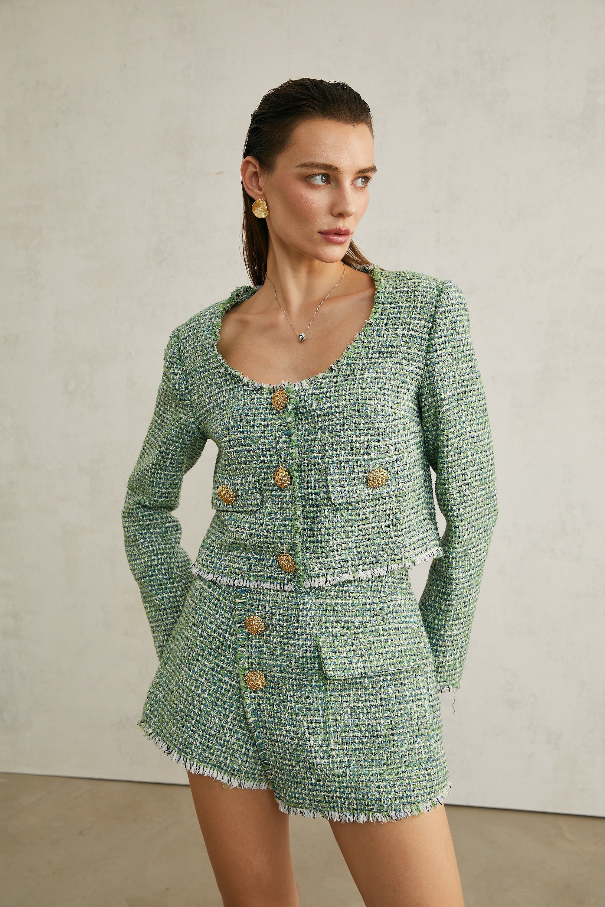 Alyss ceket ve şort takım