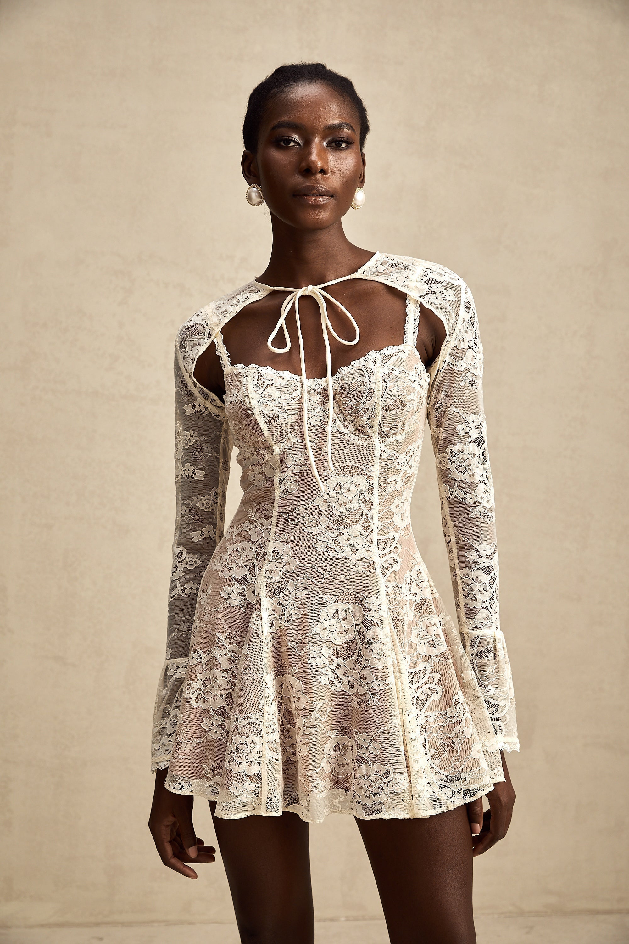 Axelle yelek ve elbise takım