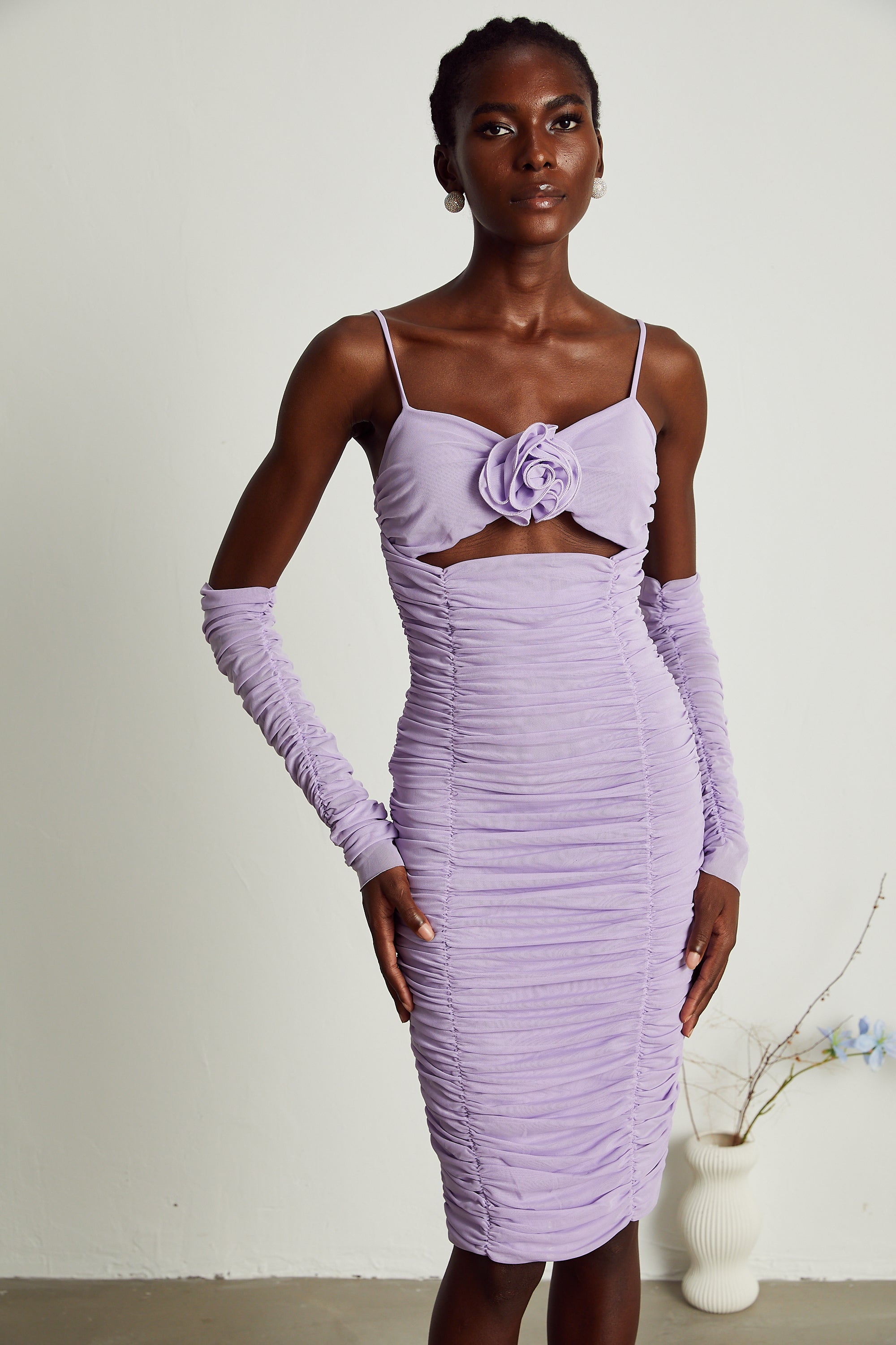 Annabelle midi elbise