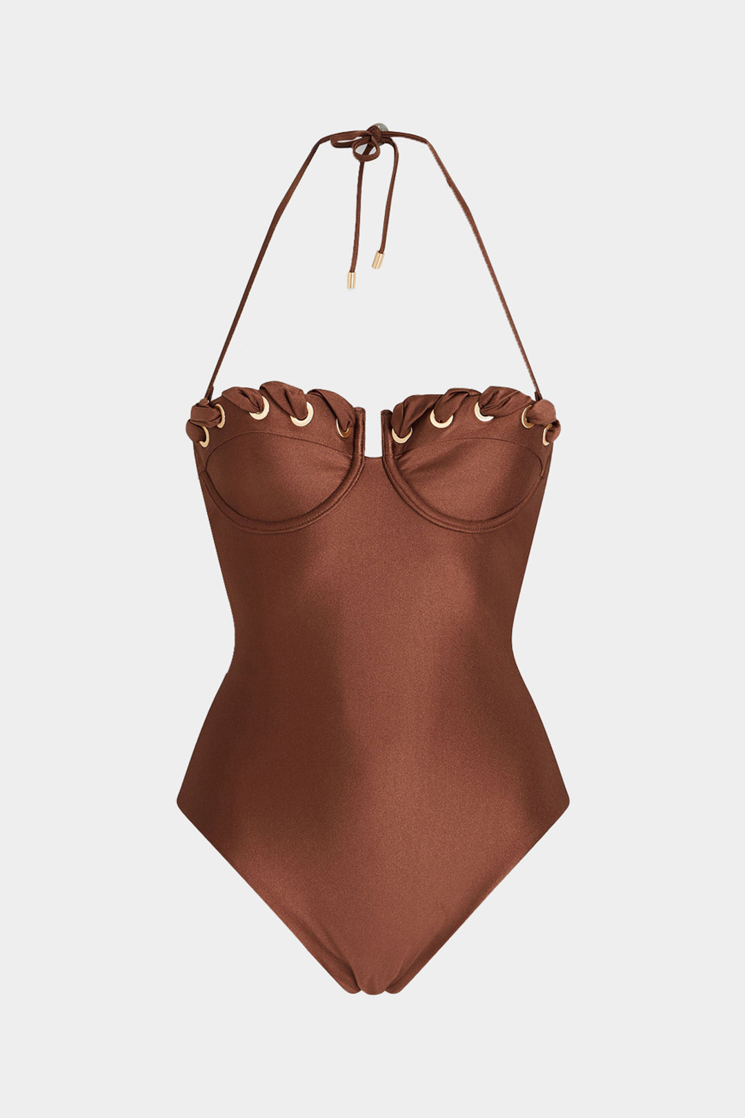 Askılı Sırt Dekolteli Bustier Body