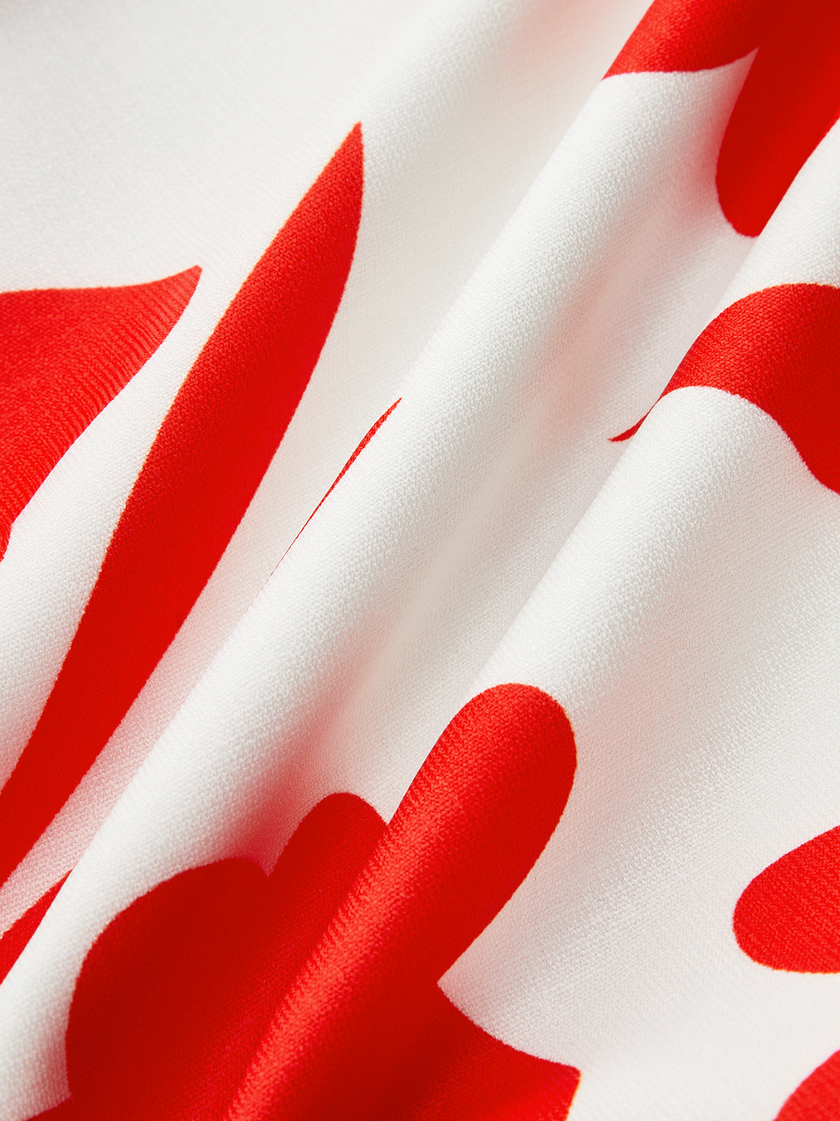 Asimetrik çiçek desenli midi elbise