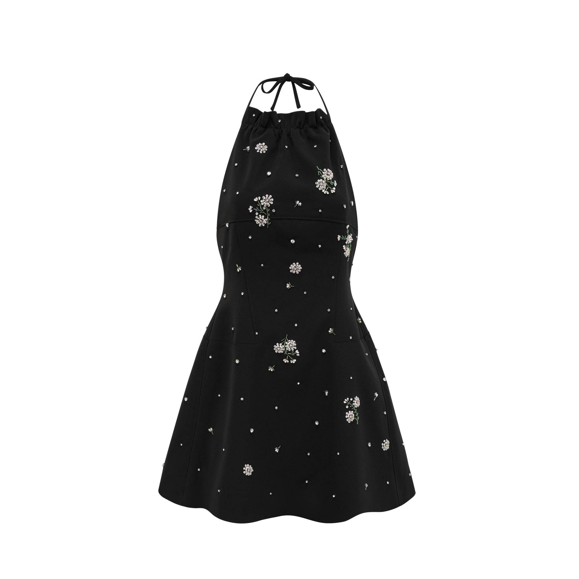 Ariane kristal mini elbise