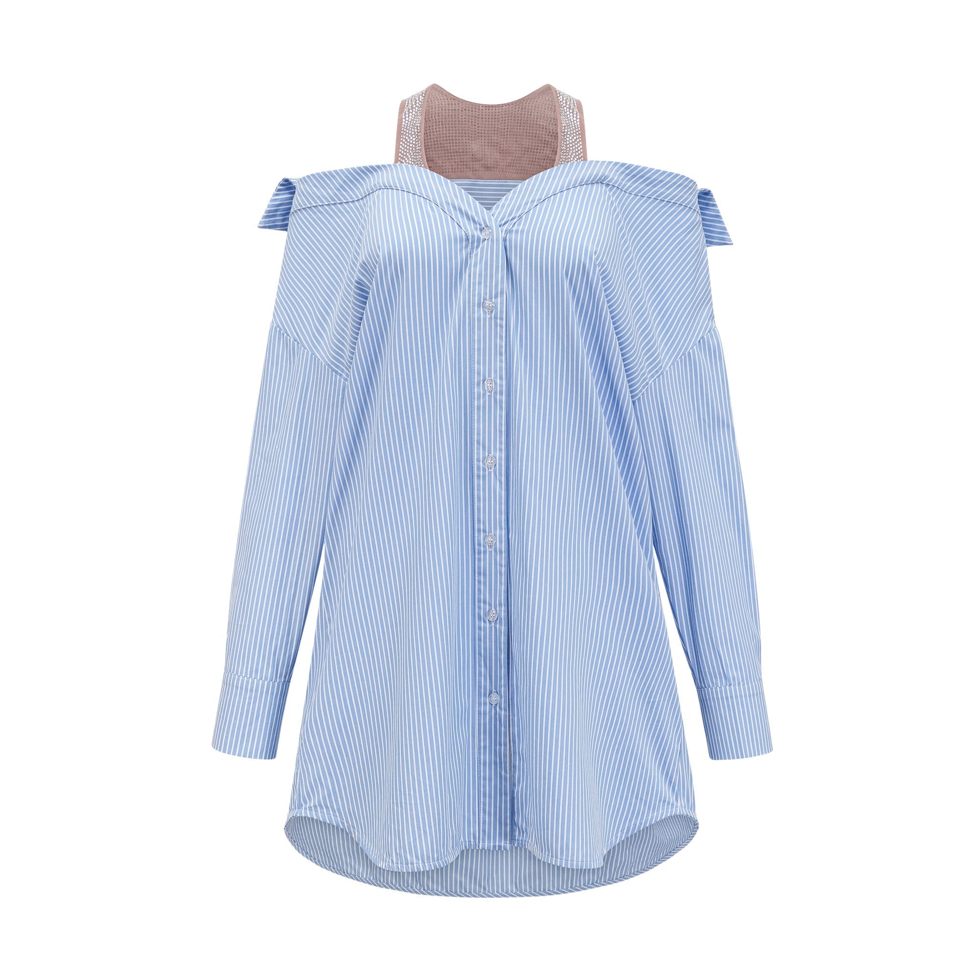 Agathe gömlek mini elbise