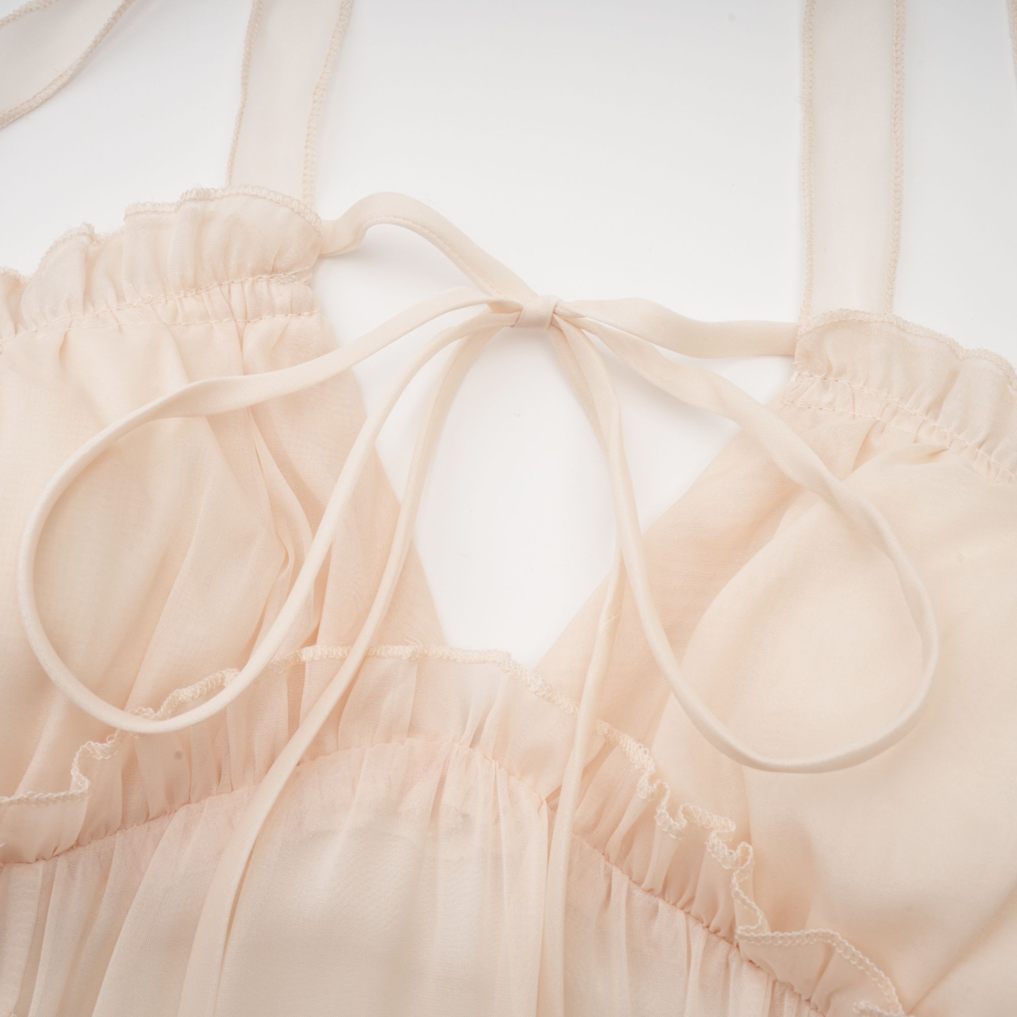 Axelle tül midi elbise