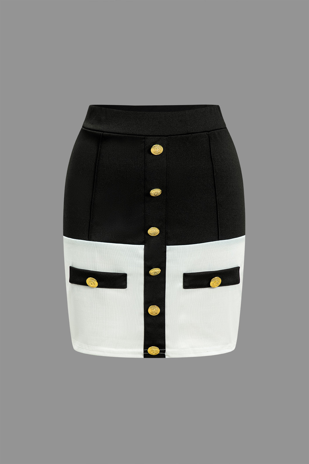 Apri Düğmeli top ve Etek Takım