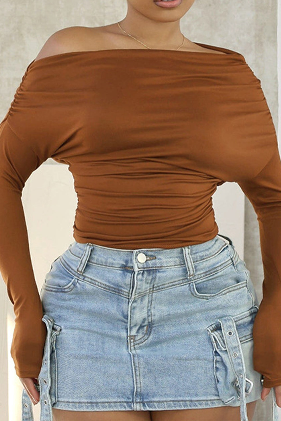 Dantelli Uzun Kollu top