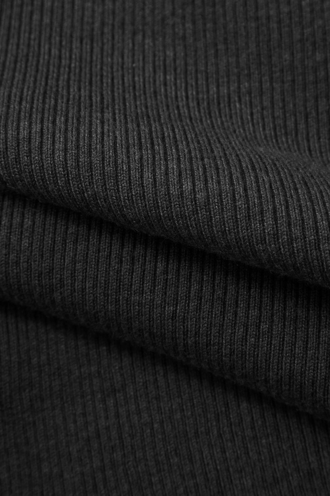 Asimetrik Uzun Kollu Ribanalı Triko top