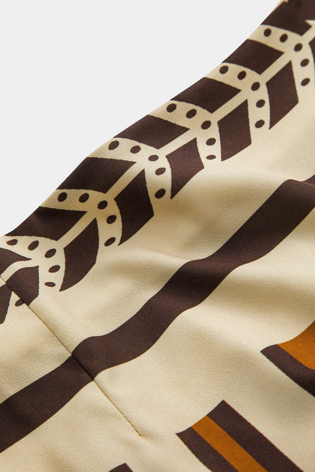 Bohem Desenli Büzgülü Bağcık Detaylı Büküm Düğümlü Fermuarlı Set