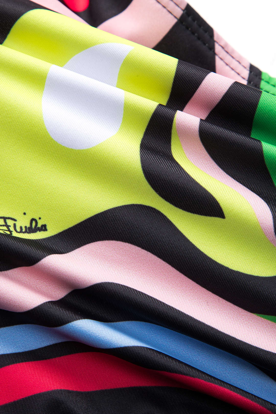 Çizgili Bağlamalı Bikini Takımı