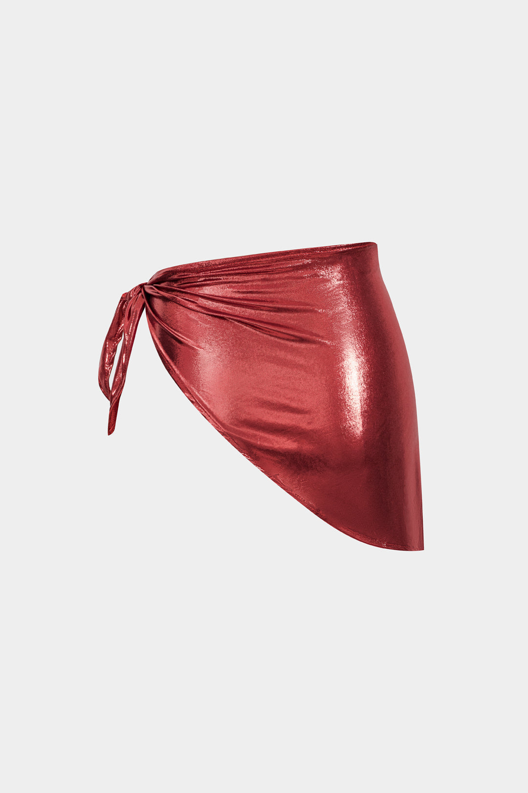 Büzgülü, Sırt Dekolteli Bikini ve Mayo Eteği Pareo Takımı