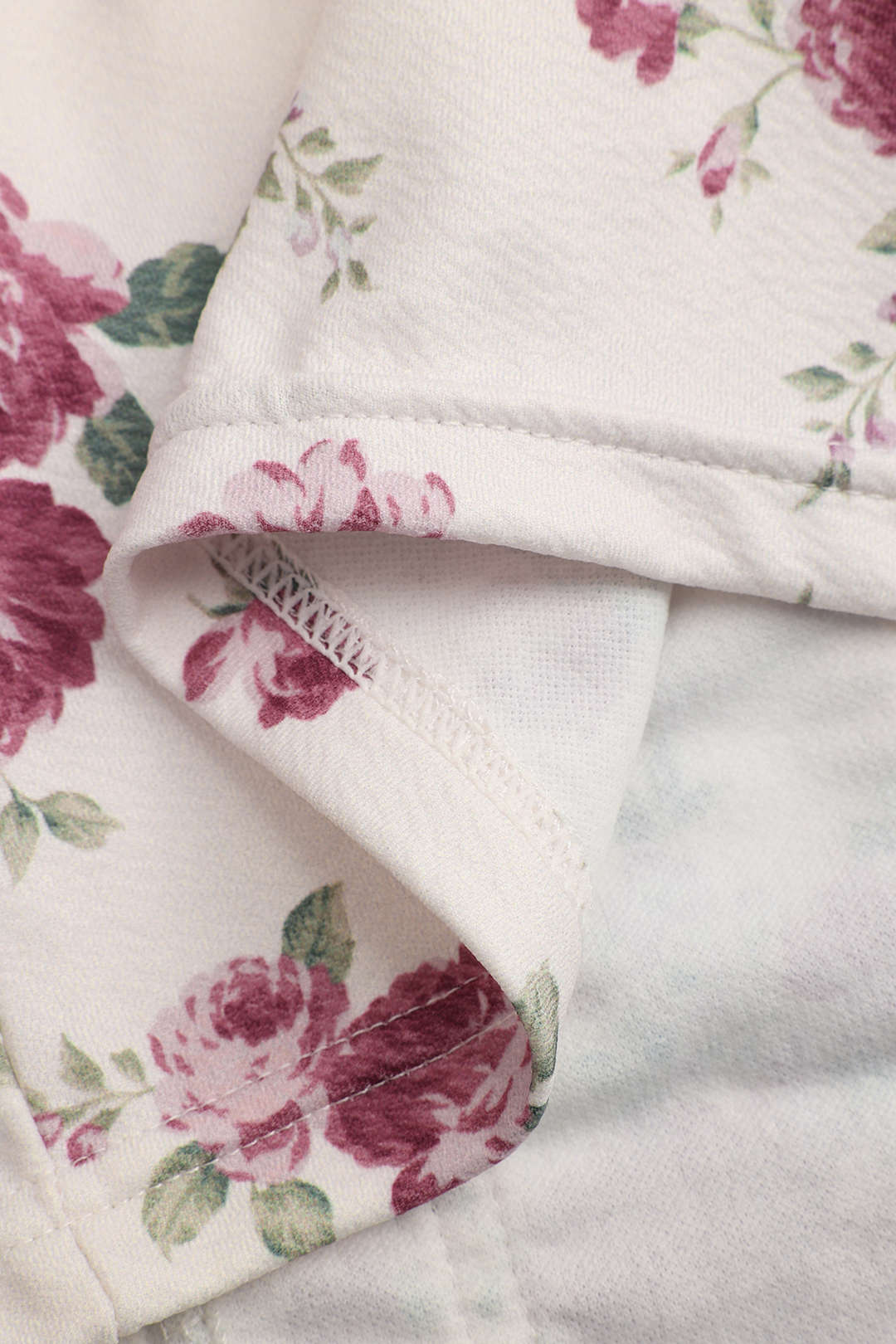 Çiçek Desenli Fermuarlı Korse