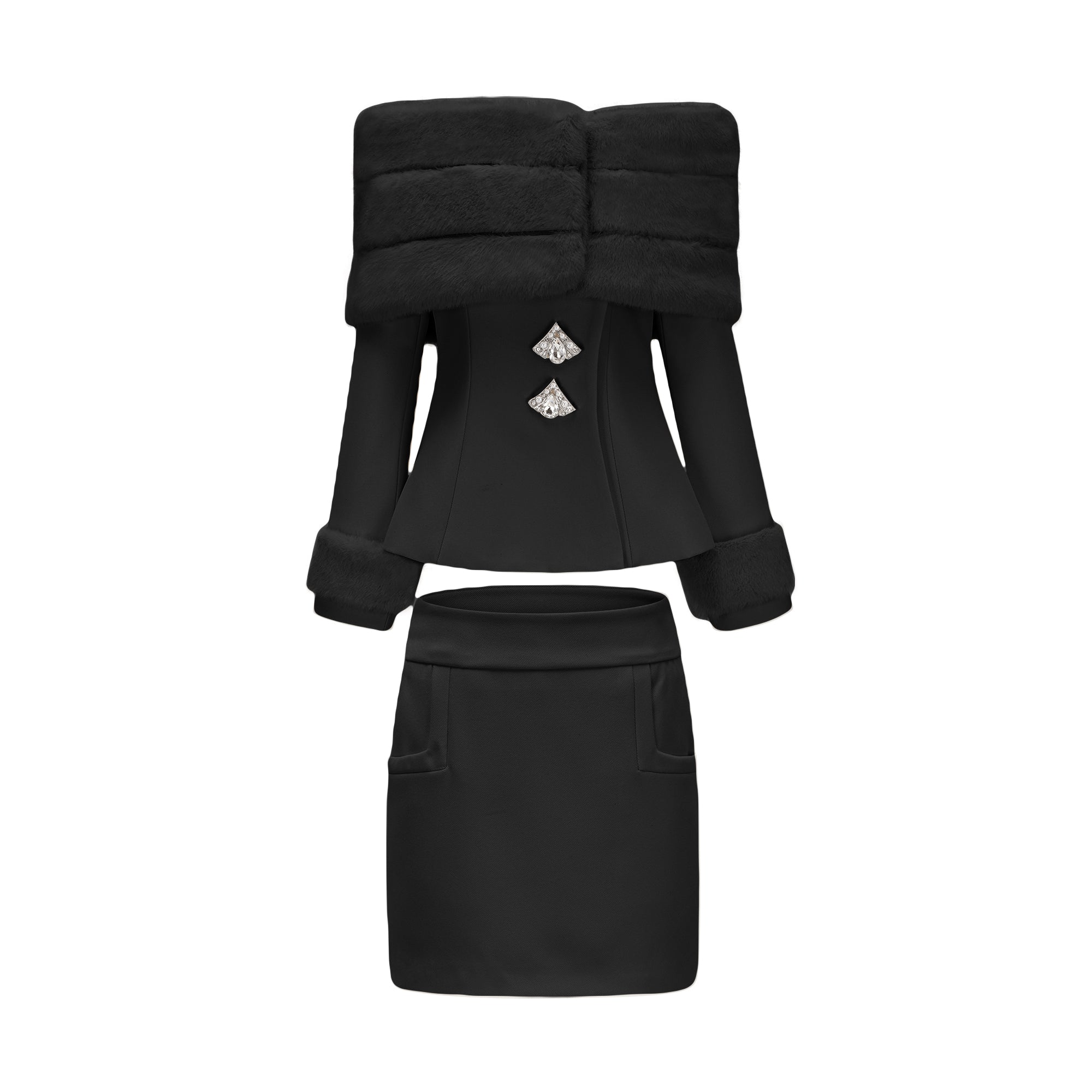 Caitlin ceket ve etek takım