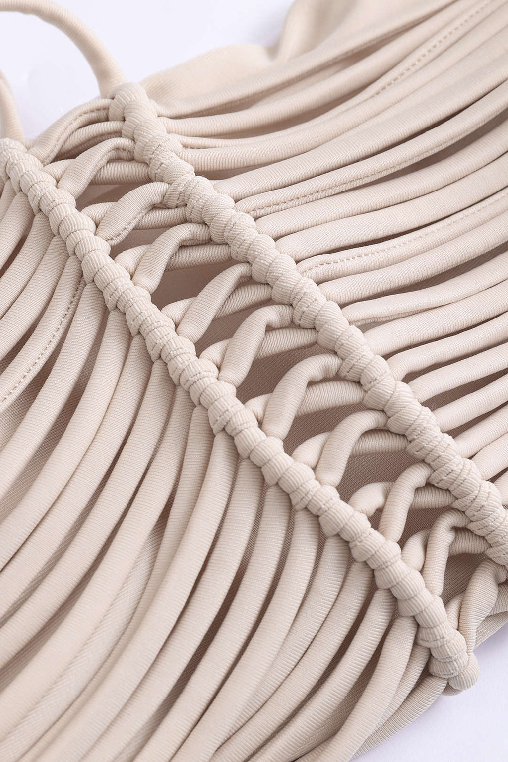 Büzgülü Bağlamalı Sırt Dekolteli Bikini Takımı