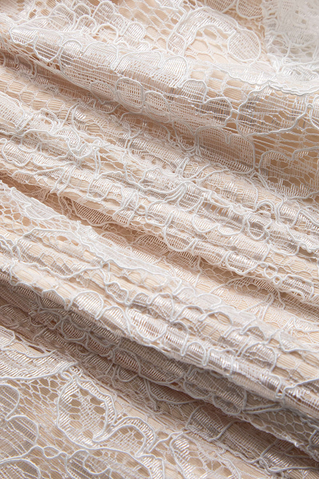 Dantelli Bağcıklı Kare Yaka Şeffaf Korseli Uzun Kollu Üst