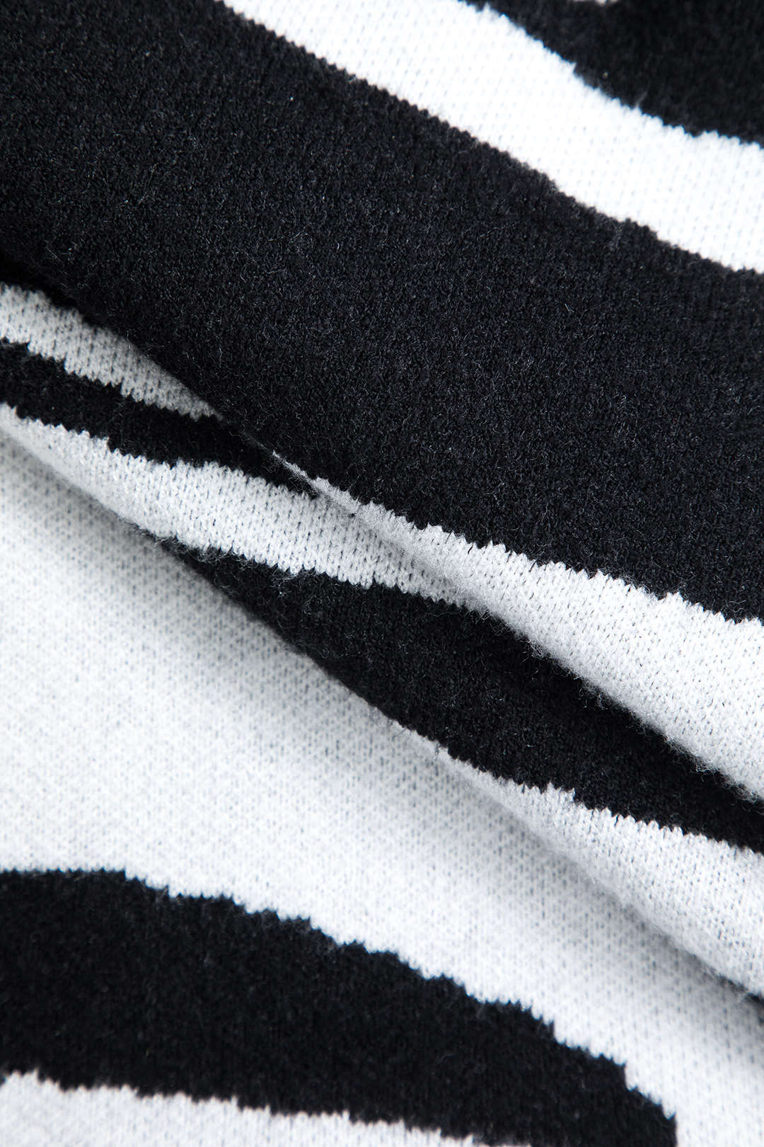 Büyük Beden Soyut Baskı Kazak midi Elbise