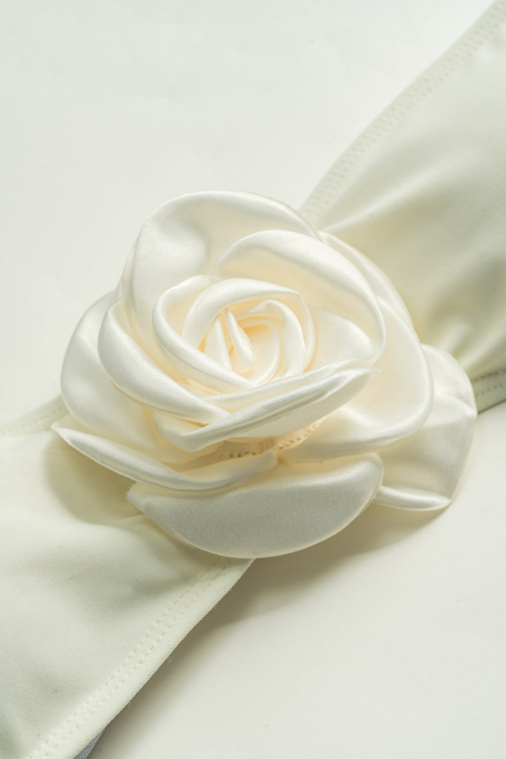 3D Çiçekli Büzgülü Bikini ve Mayo Eteği Pareo Takım