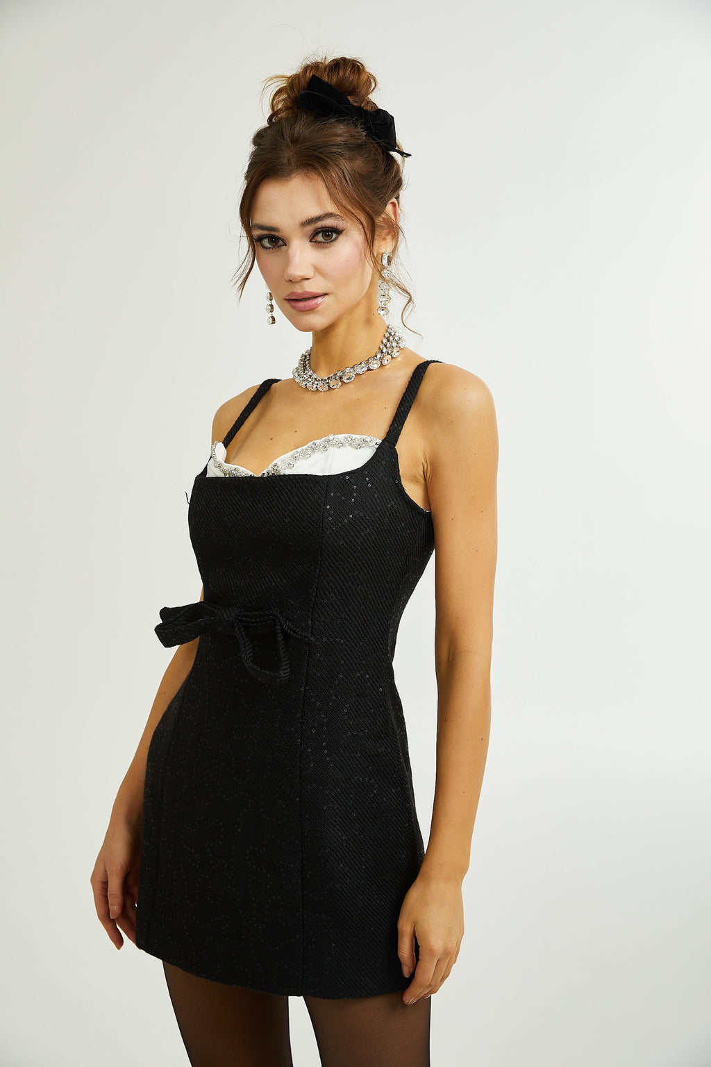 Amore payet mini elbise