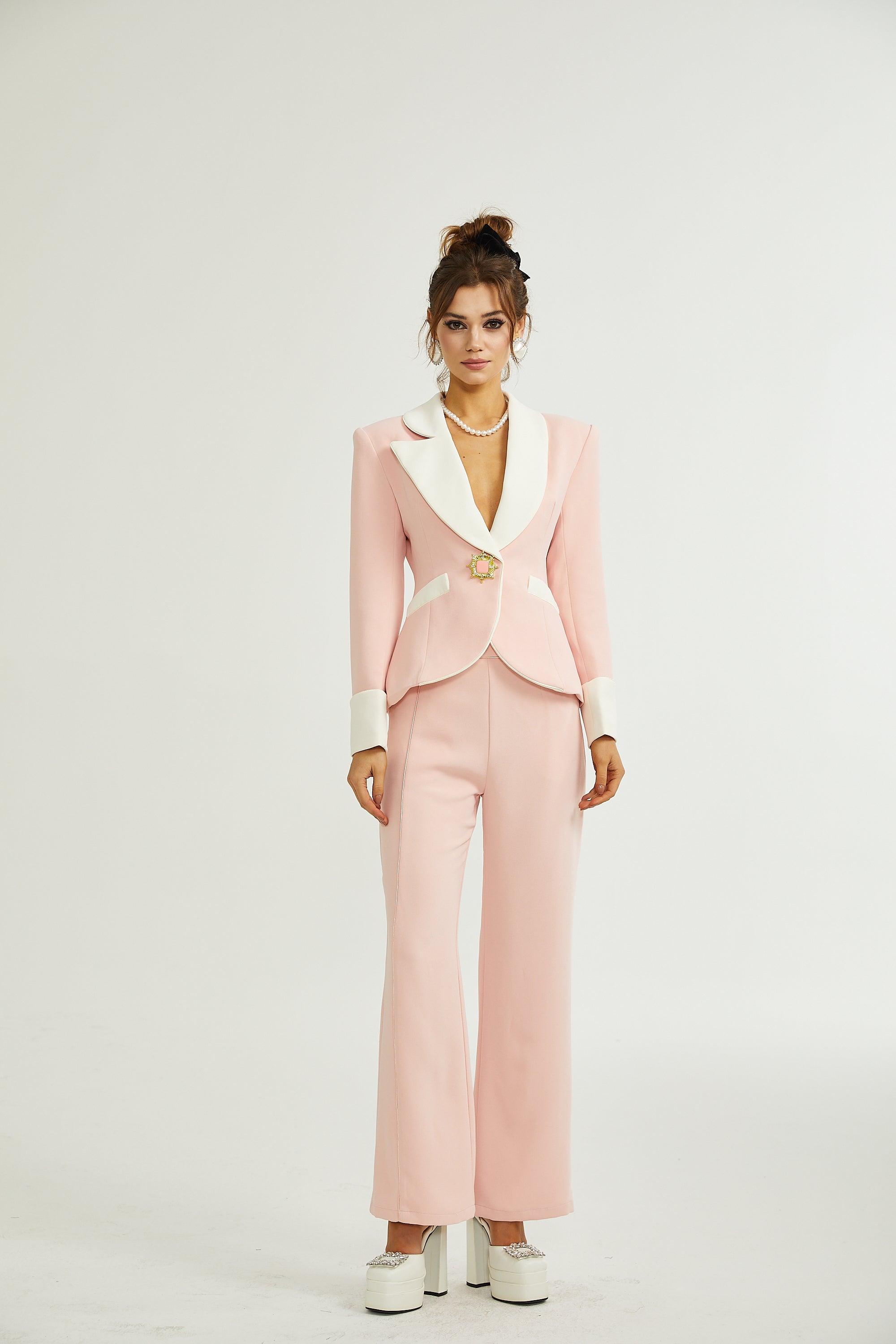 Claretta top ve pantolon takım