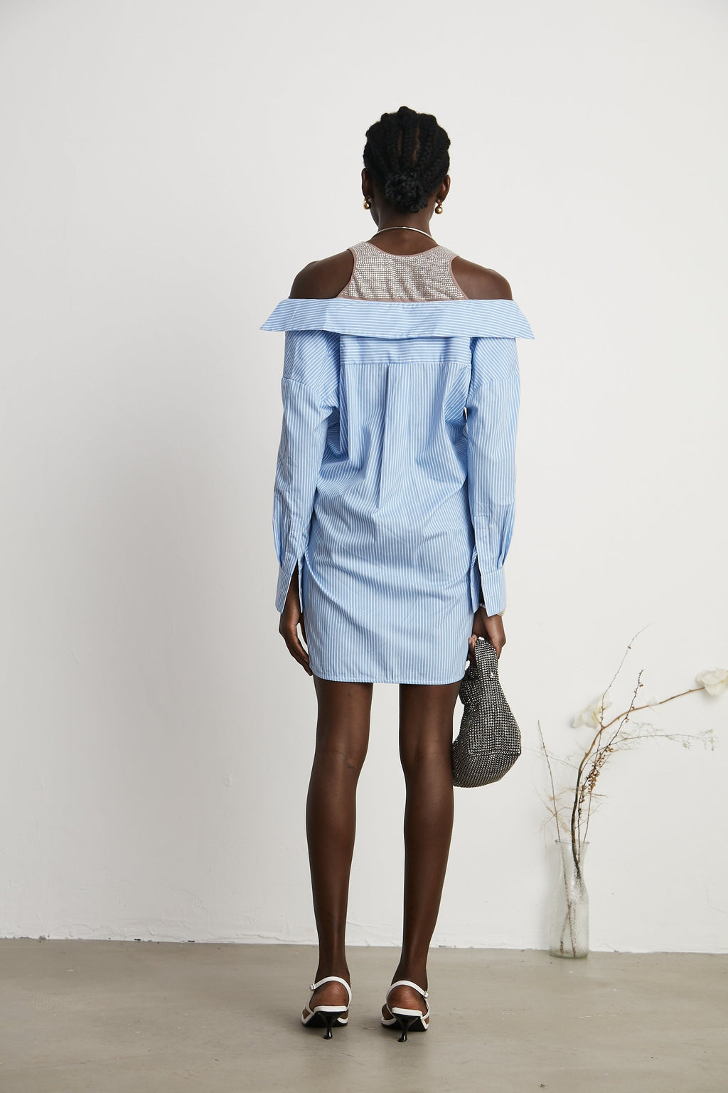 Agathe gömlek mini elbise