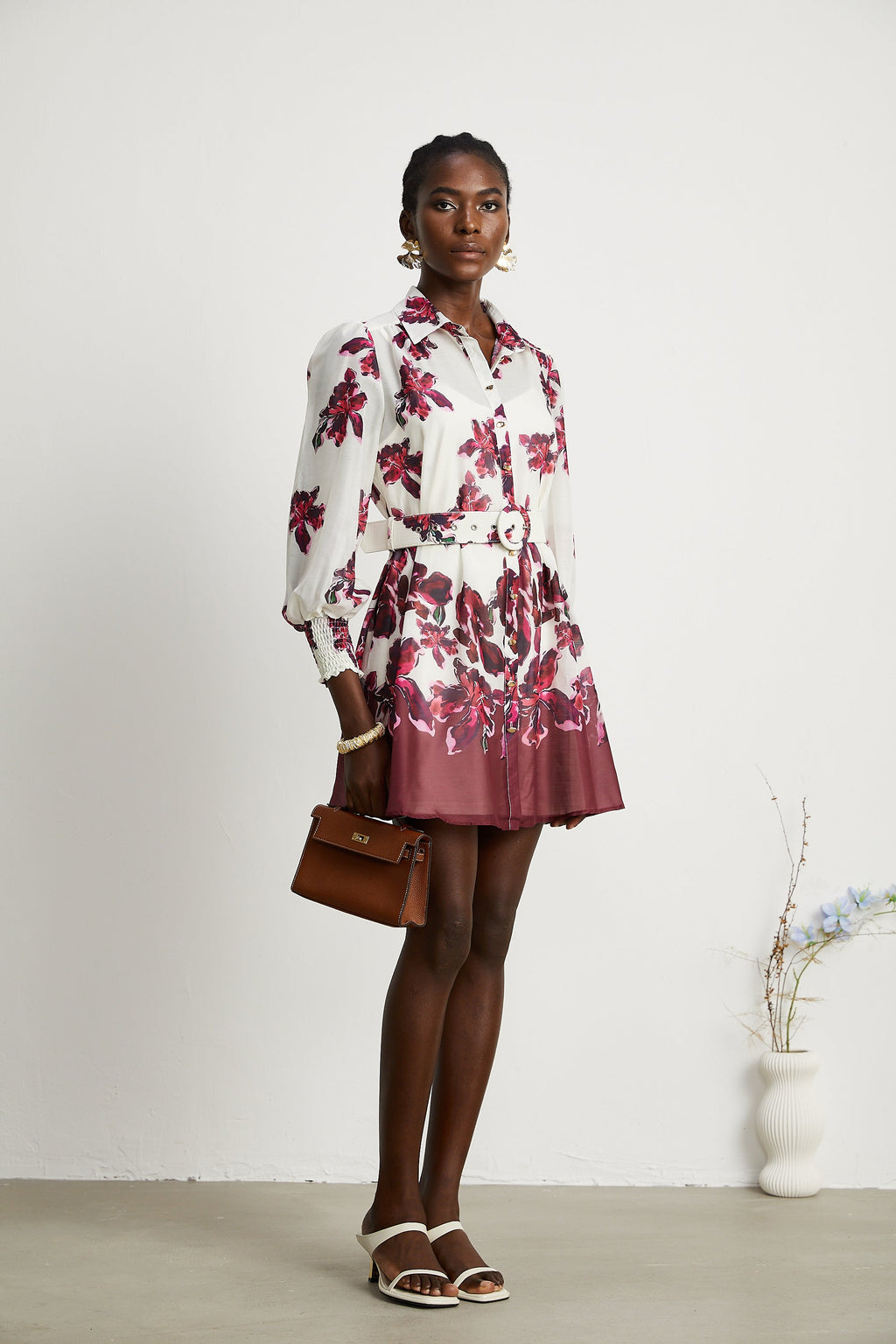 Andrea mini gömlek elbise