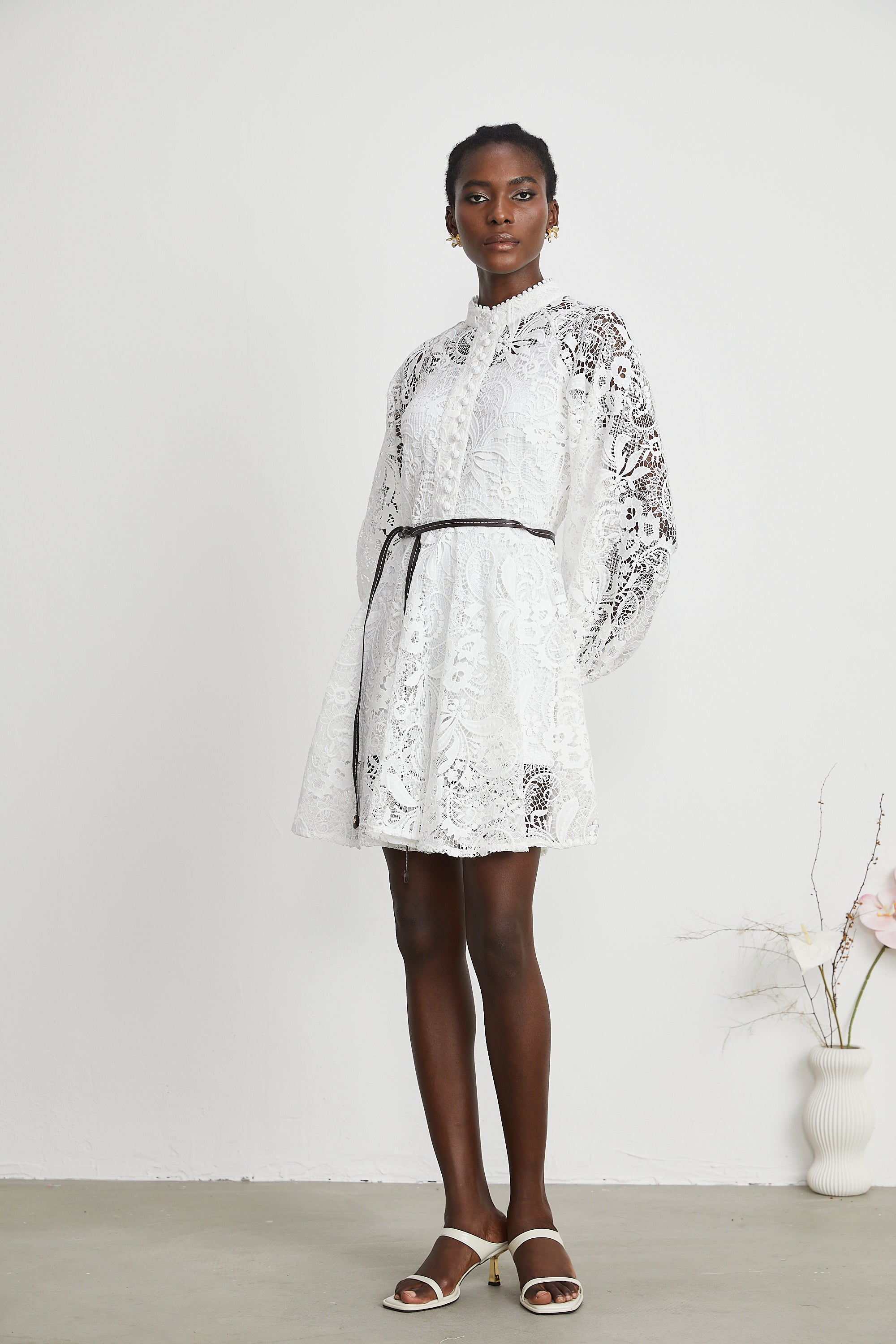 Camelliera mini elbise