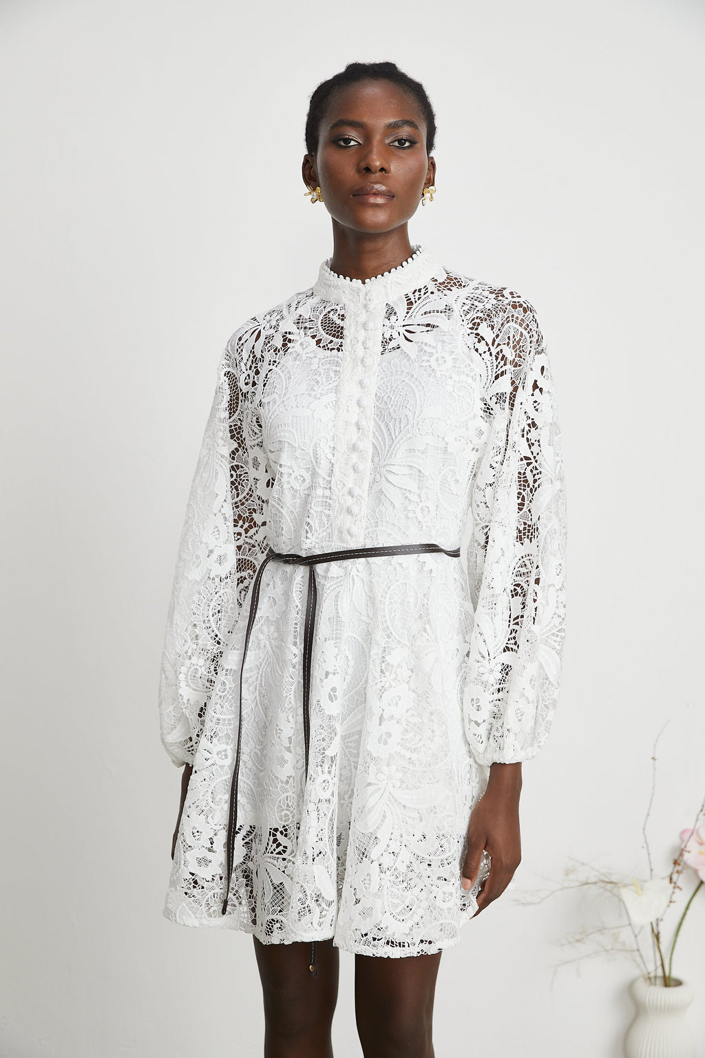 Camelliera mini elbise