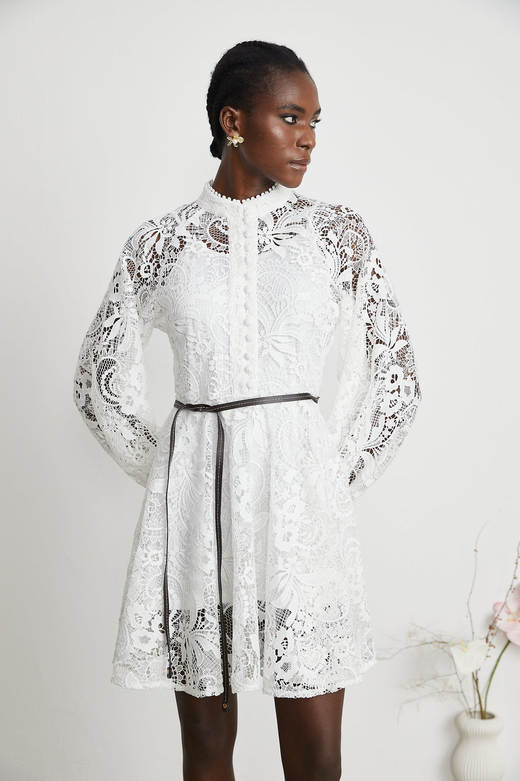 Camelliera mini elbise