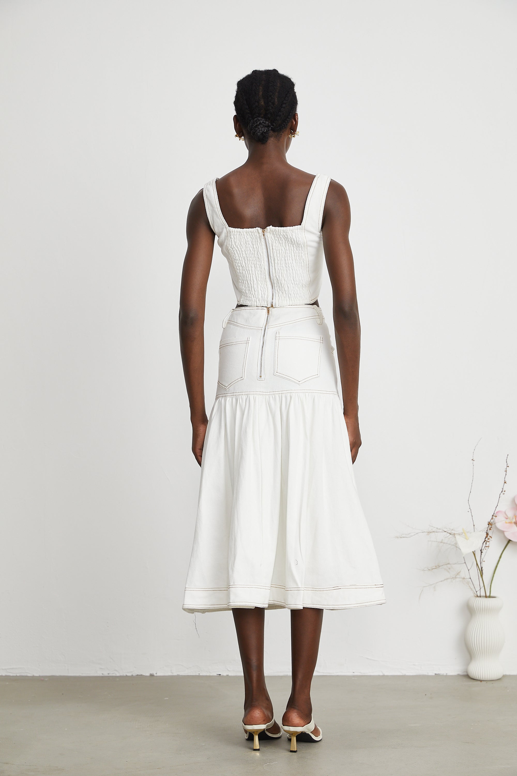 Brielle top ve etek takım