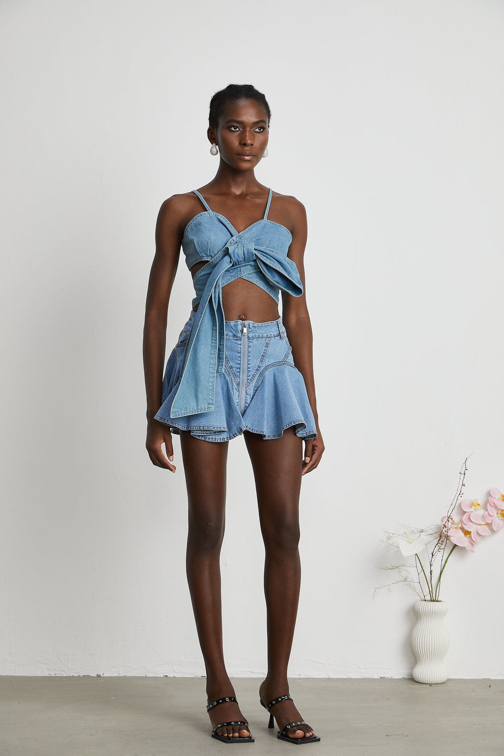 Capucine fırfır etek