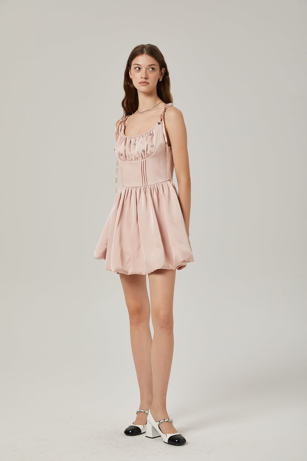 Axelle kristal mini elbise