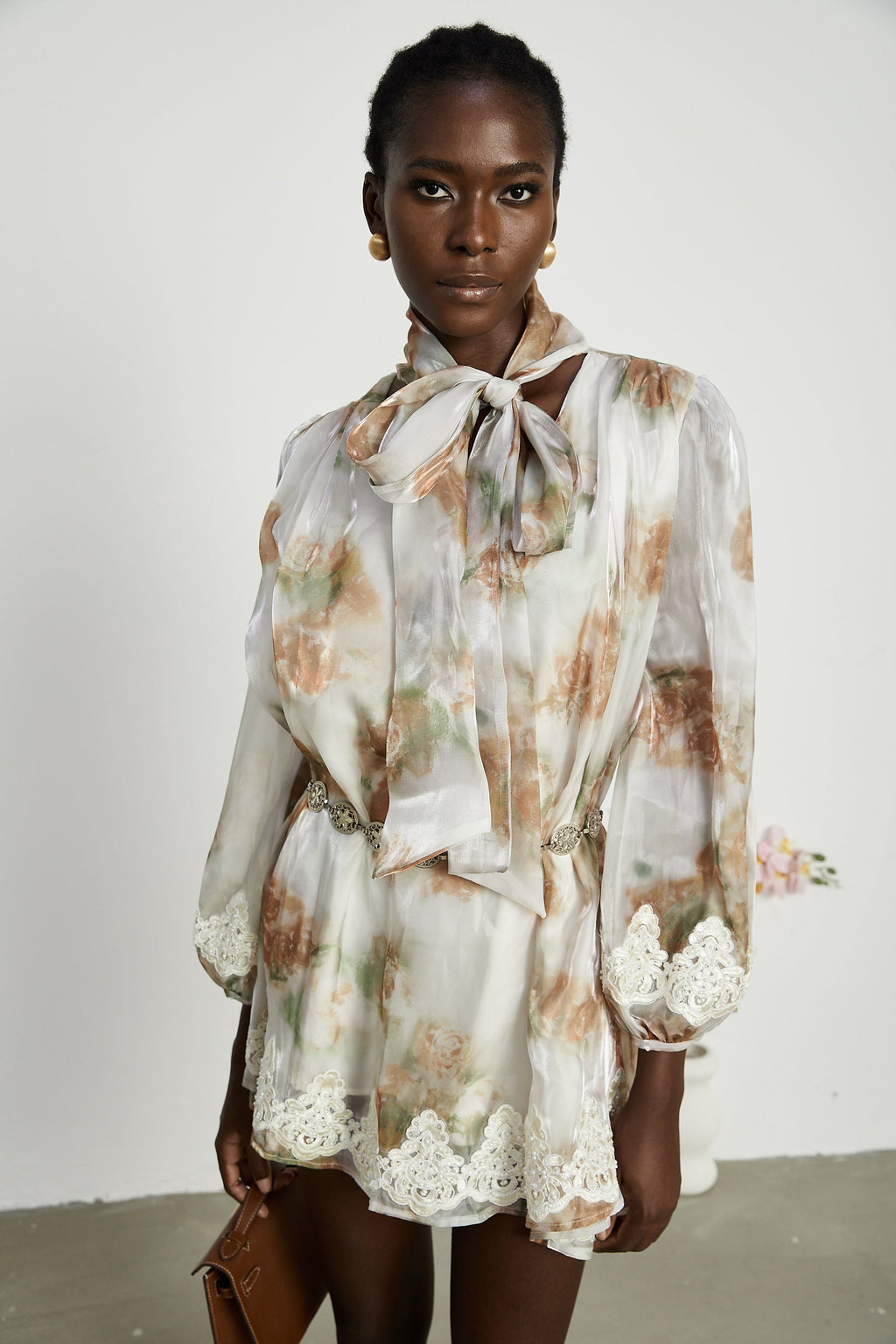 Delphine inci mini elbise