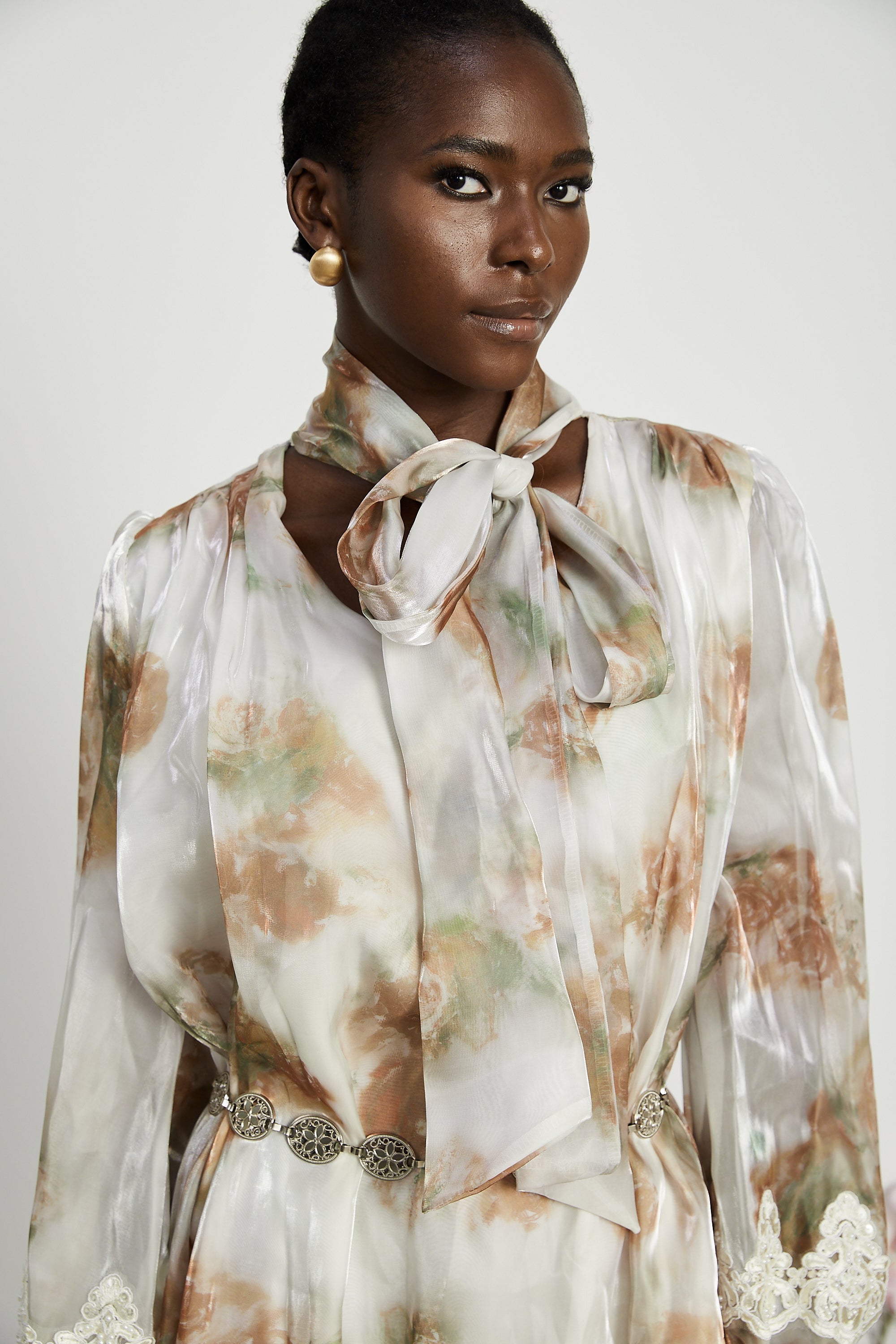 Delphine inci mini elbise