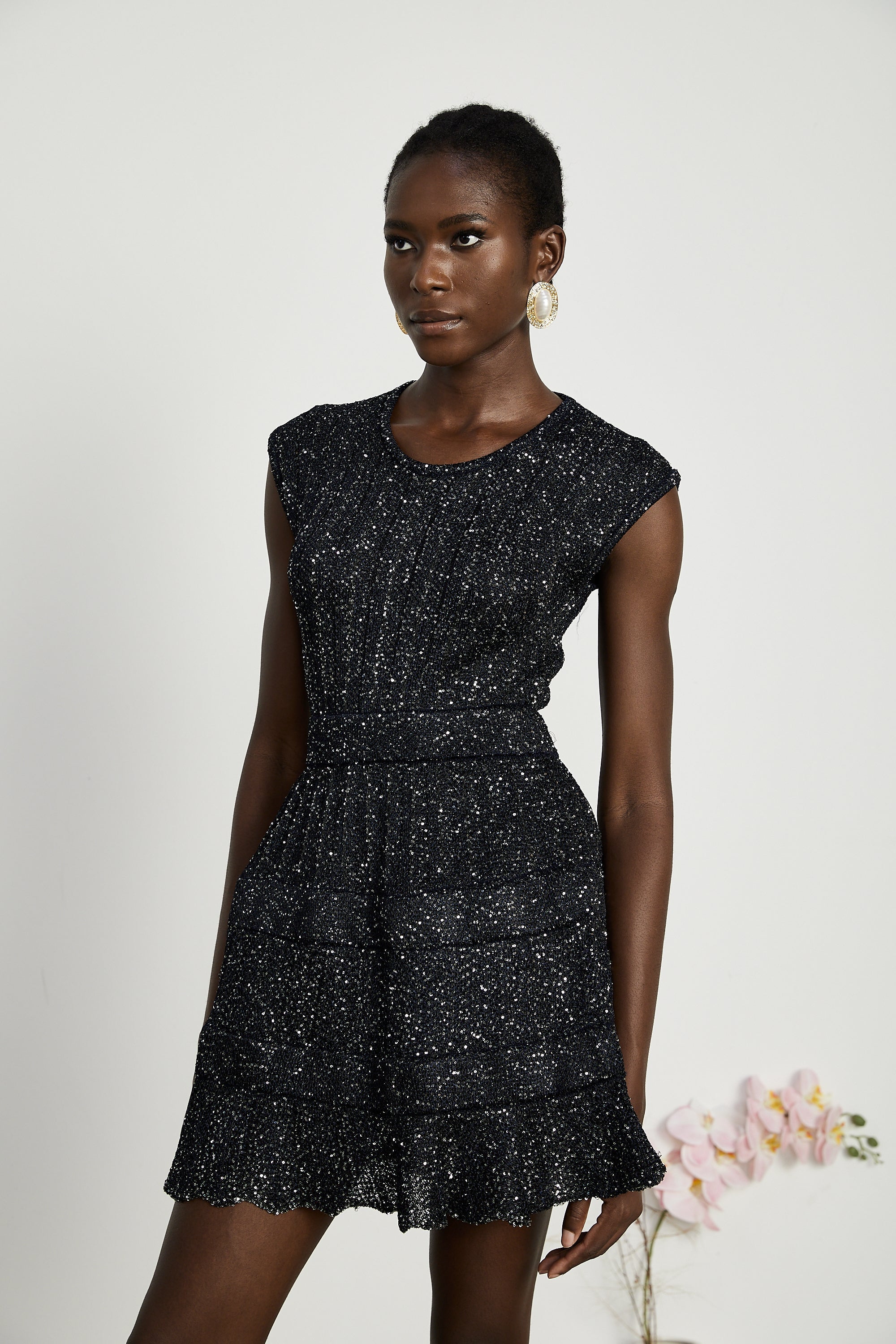 Cordelia payet mini elbise