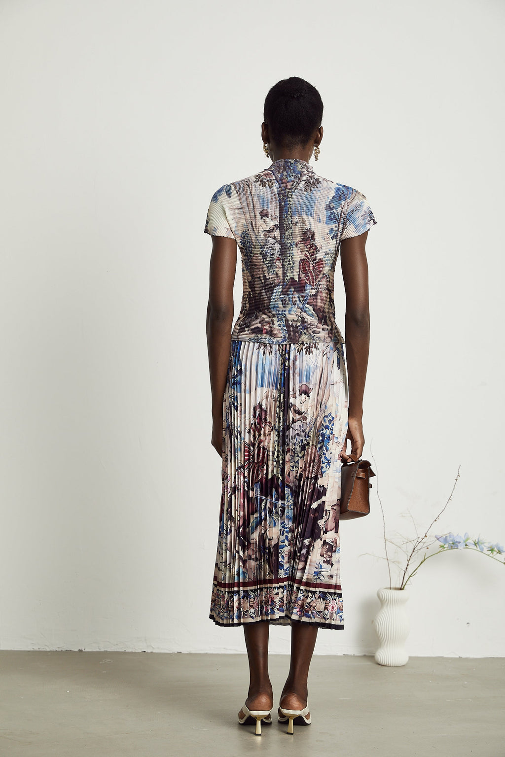 Blanche top ve etek takım