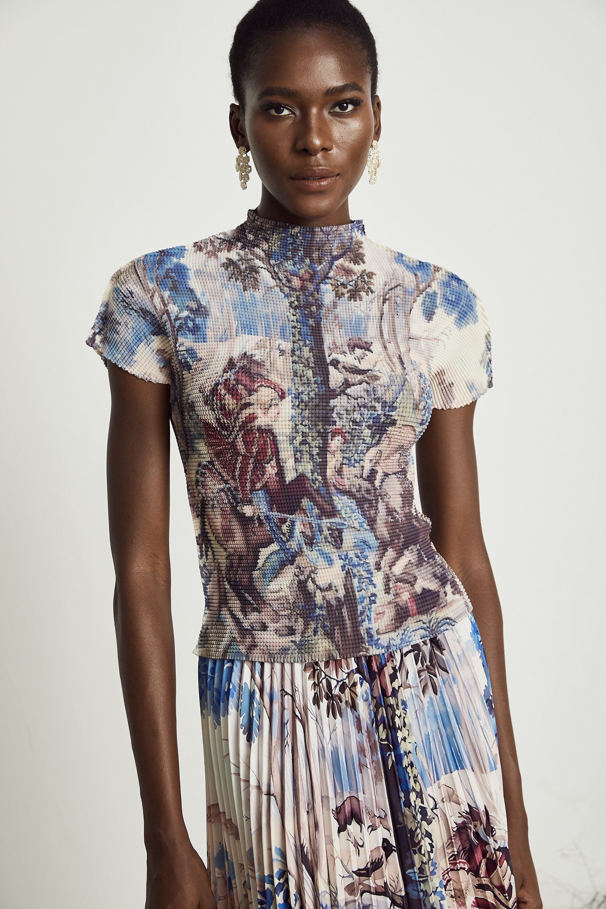 Blanche top ve etek takım