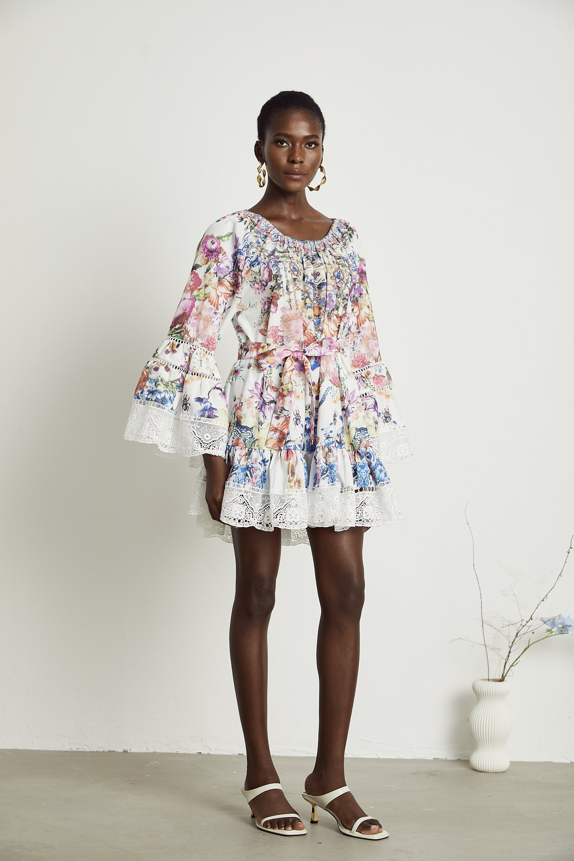 Bérénice mini elbise