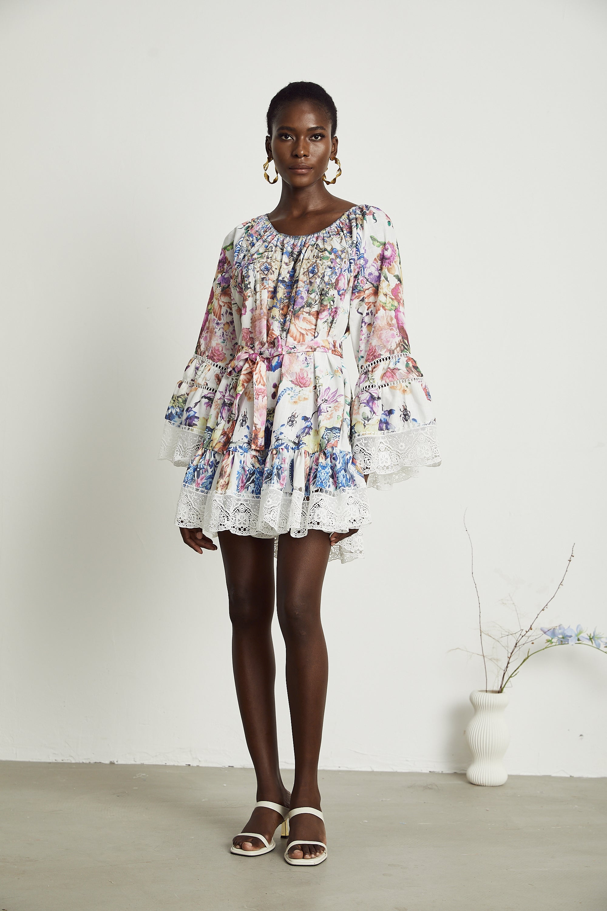 Bérénice mini elbise