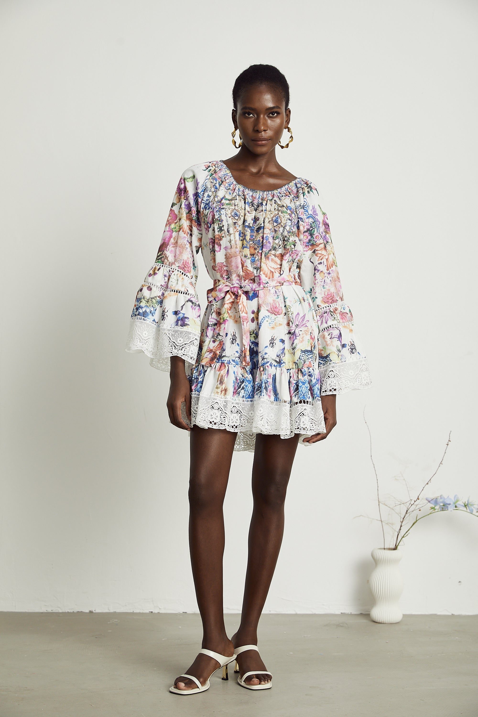 Bérénice mini elbise