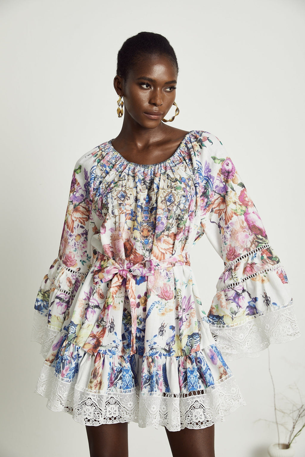 Bérénice mini elbise