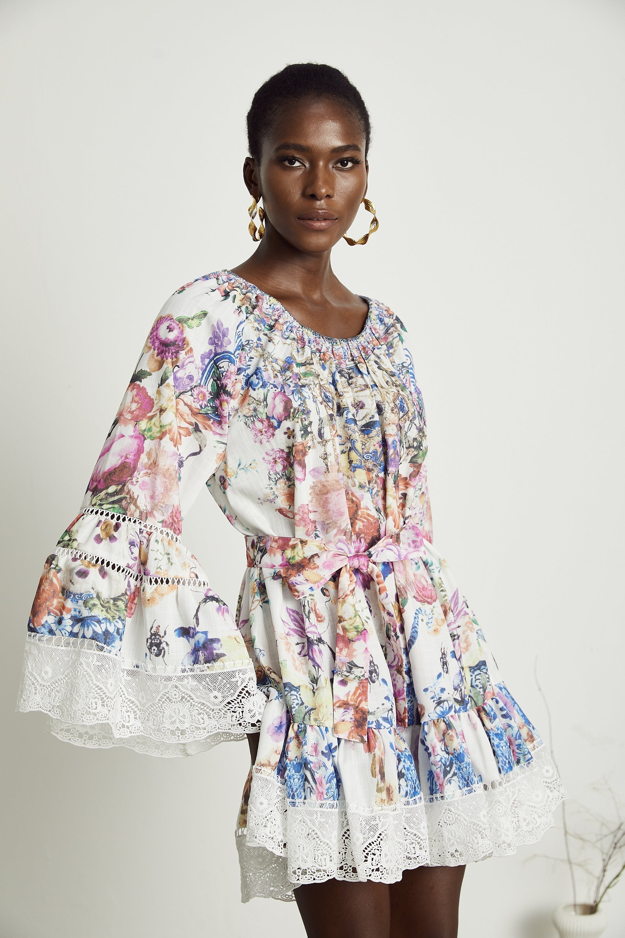 Bérénice mini elbise