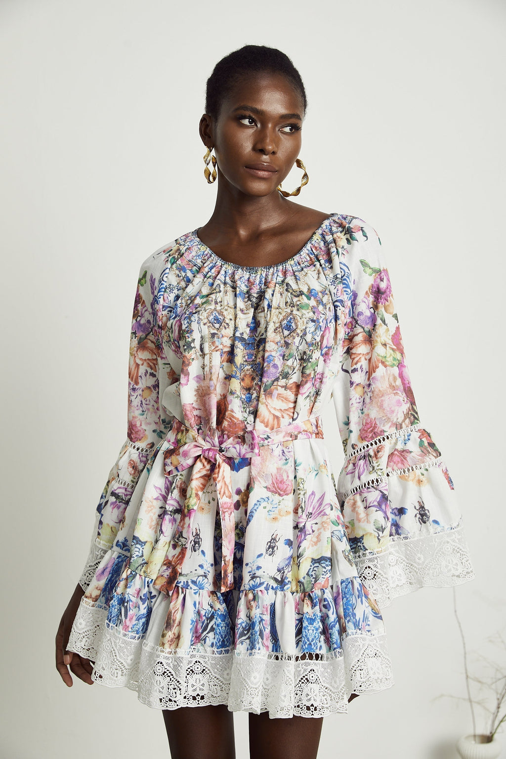 Bérénice mini elbise