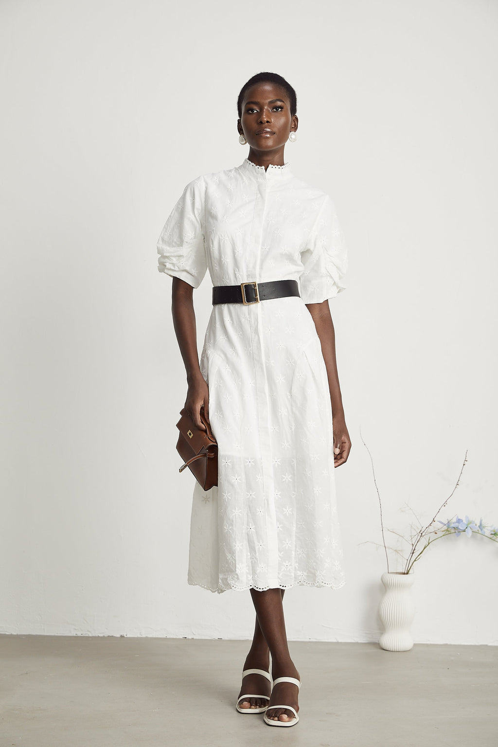 Cordelia büstiyer midi elbise