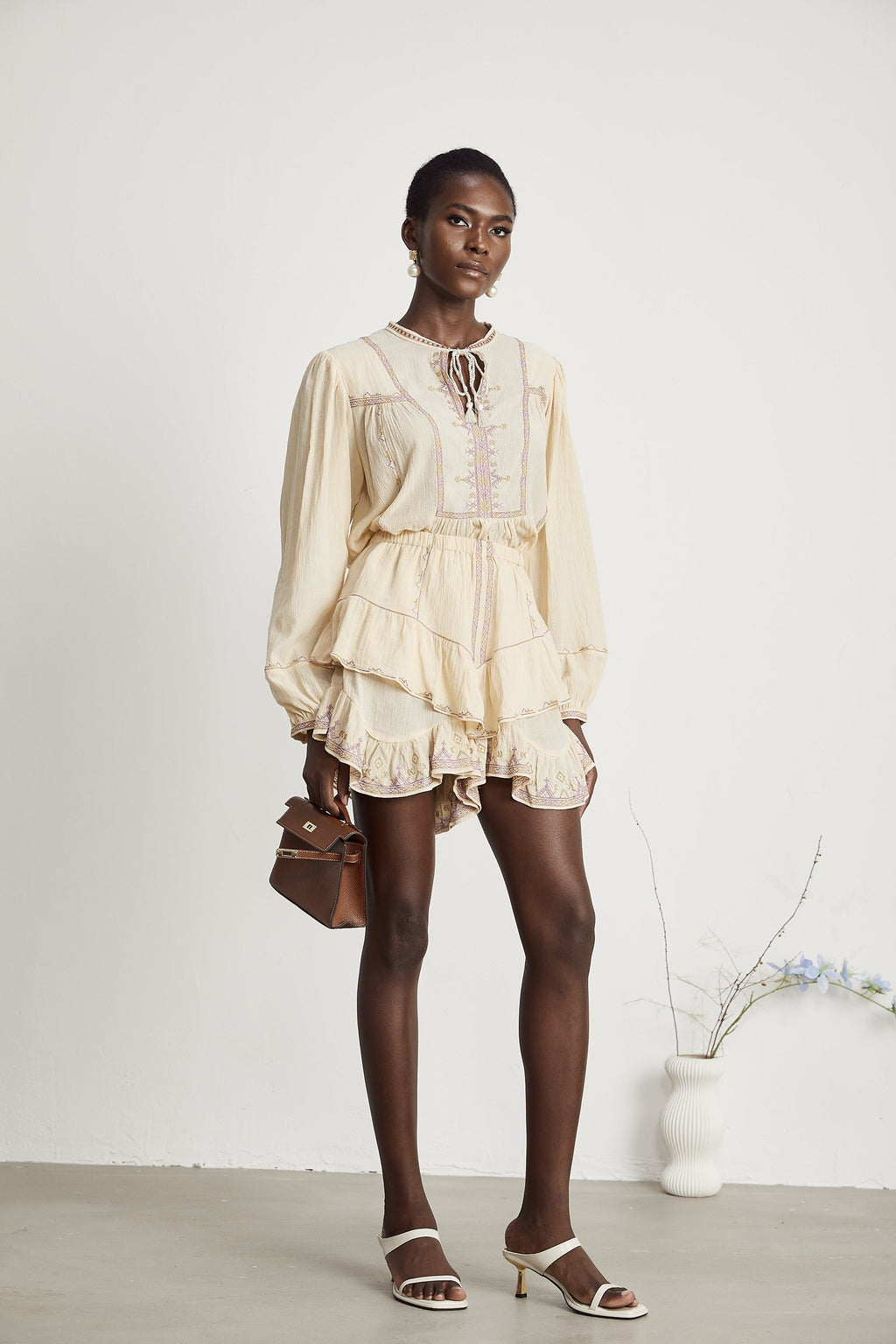 Bérénice gömlek ve şort takım