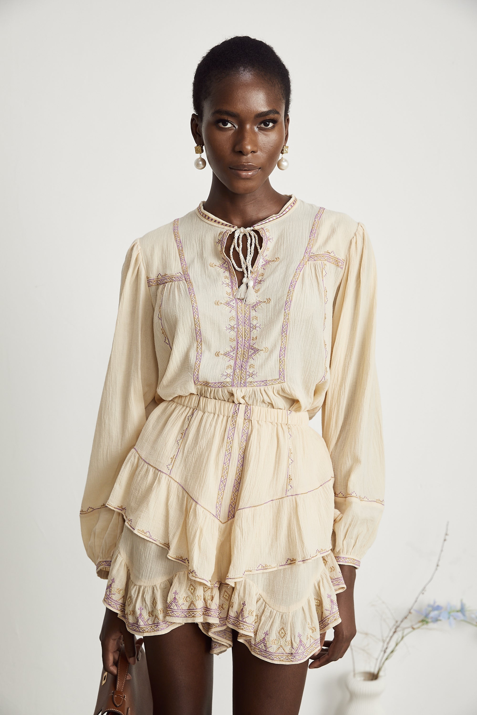 Bérénice gömlek ve şort takım