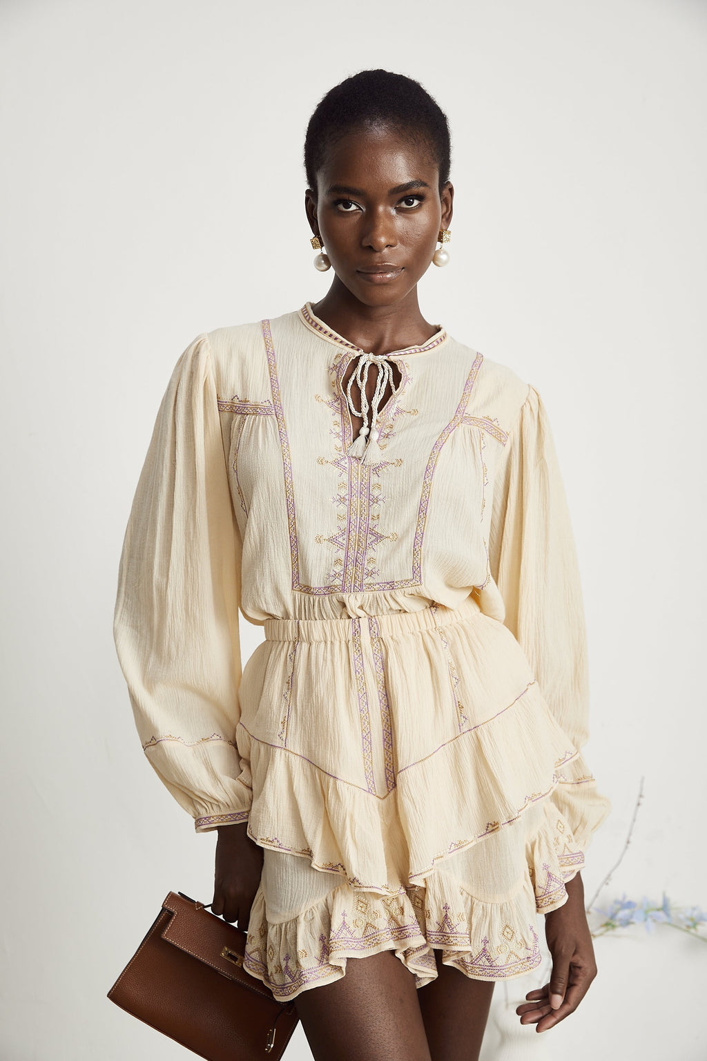 Bérénice gömlek ve şort takım