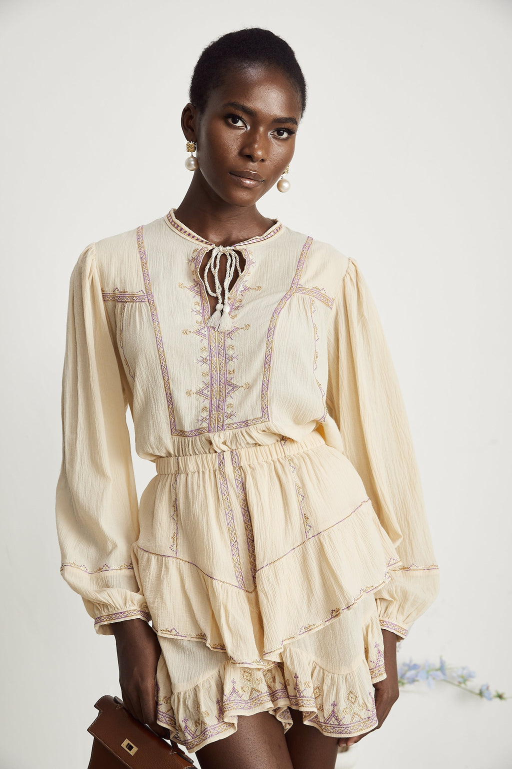 Bérénice gömlek ve şort takım