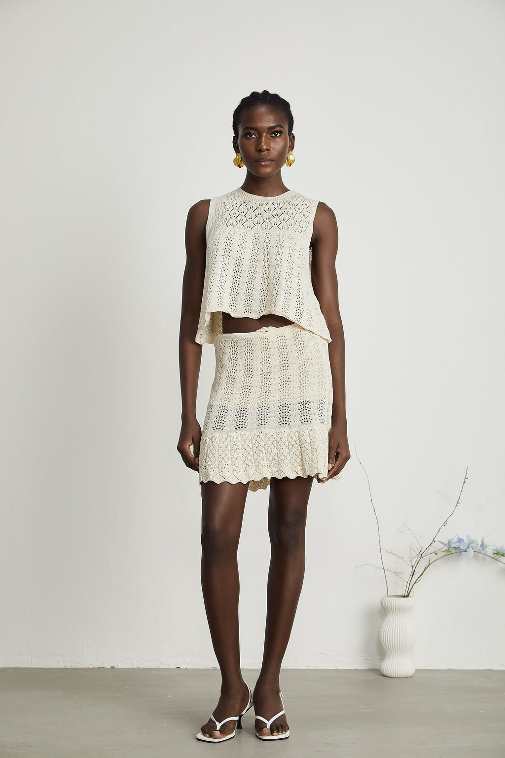 Clarabelle top ve etek takım